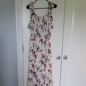 Floral Sleeveless Maxi Dress